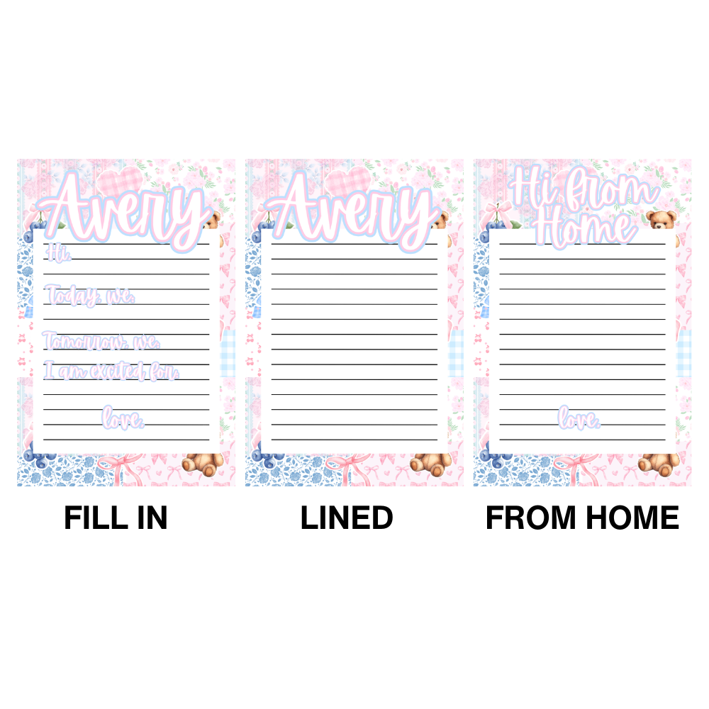 Camp Color Notepad Girls