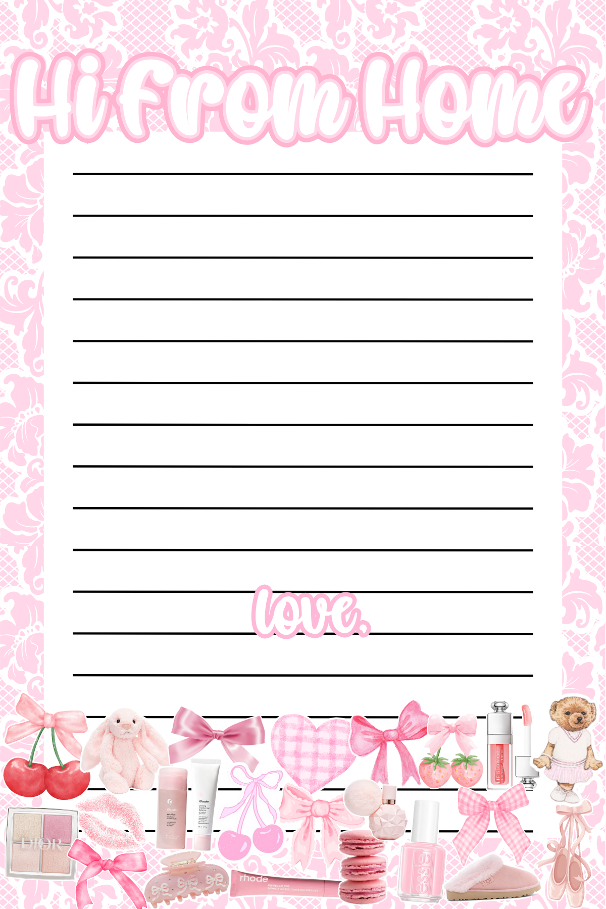 Bow Cute Notepad