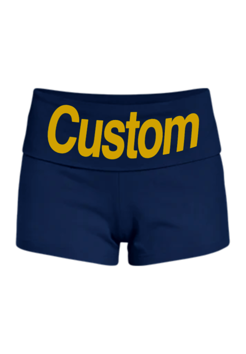 Custom College Fold Over Shorts