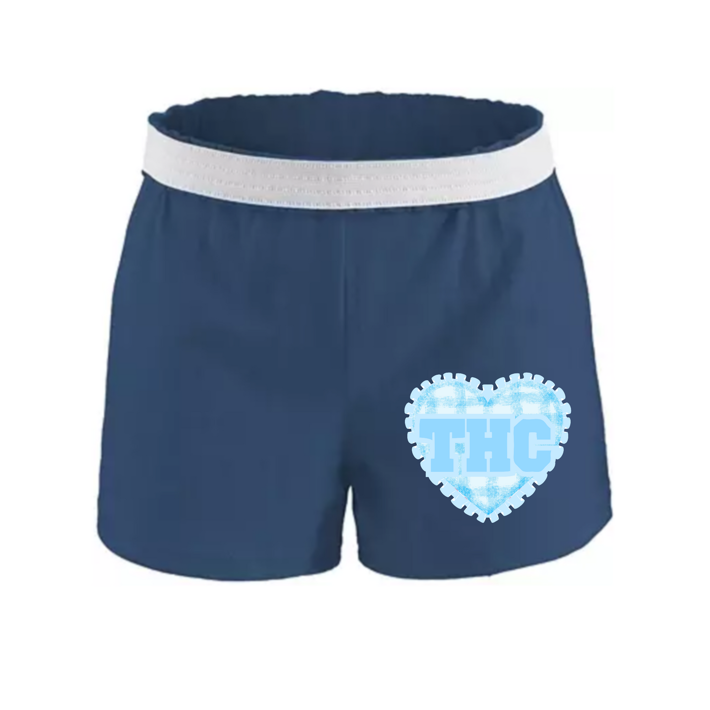 CUSTOM CAMP Plaid Heart Shorts