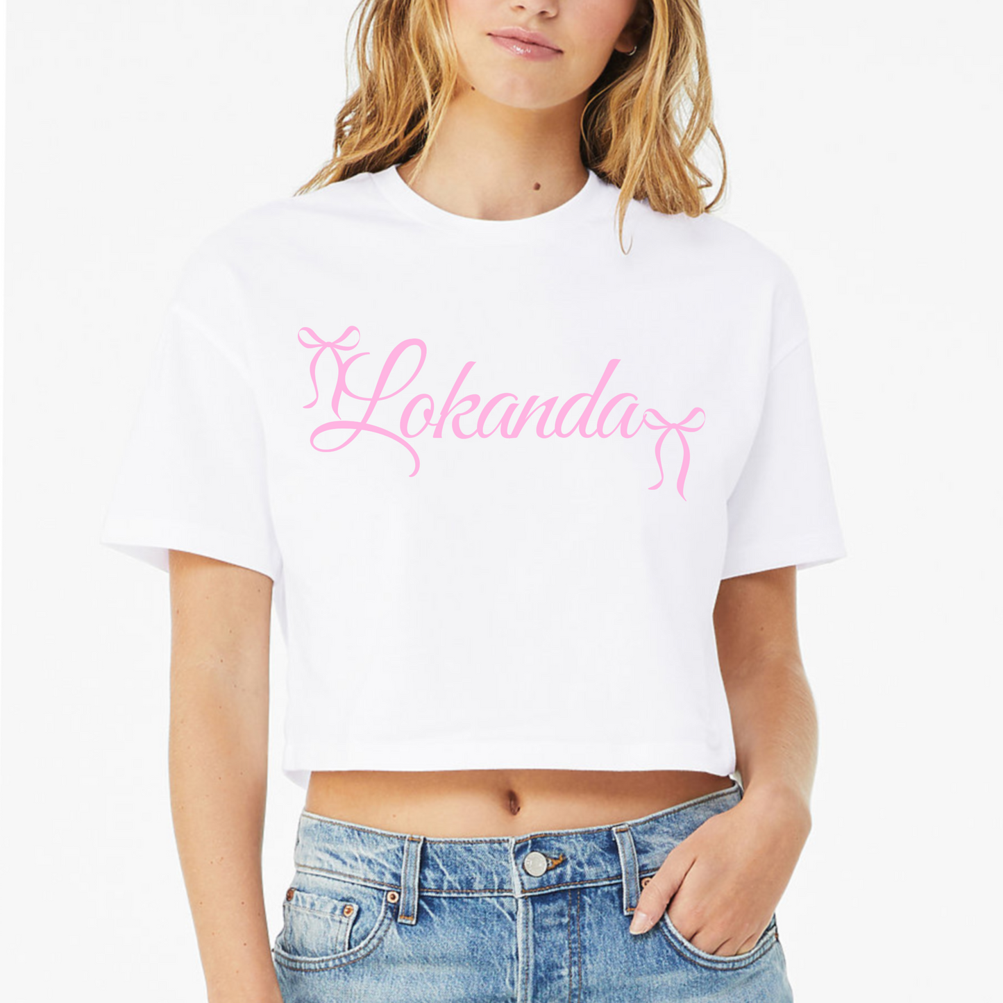 CUSTOM CAMP Script Bow Tee