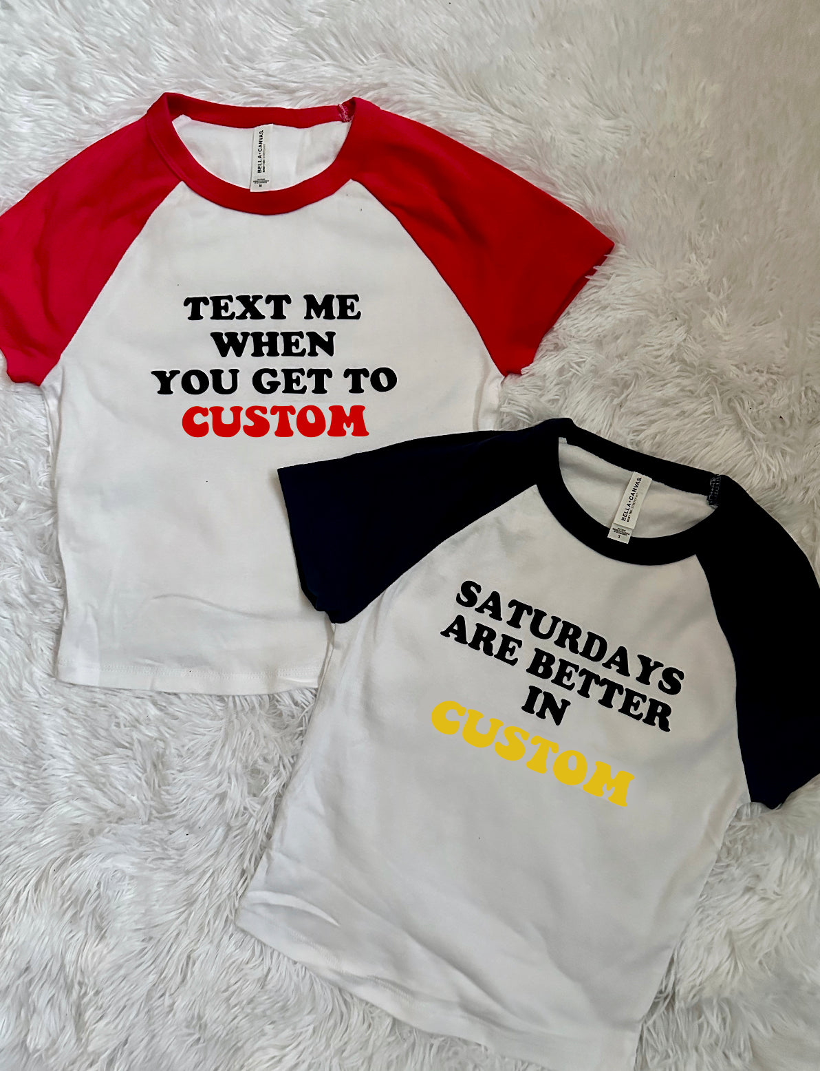 CUSTOM COLLEGE- Gameday Baby Tee