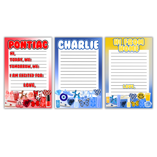 Camp Color Notepad Girls