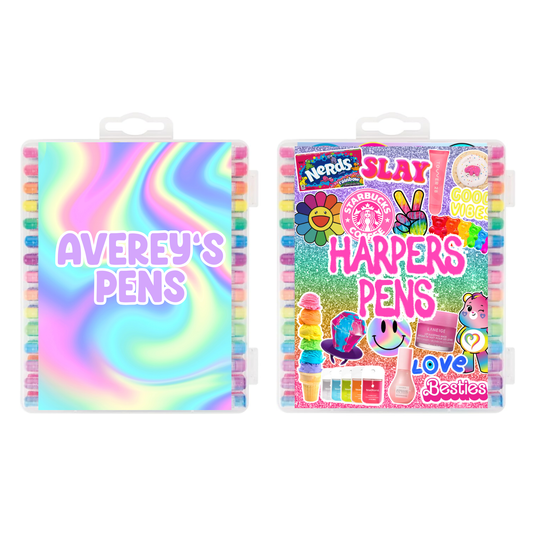 CUSTOM NAME/Print Scented Gel Pens