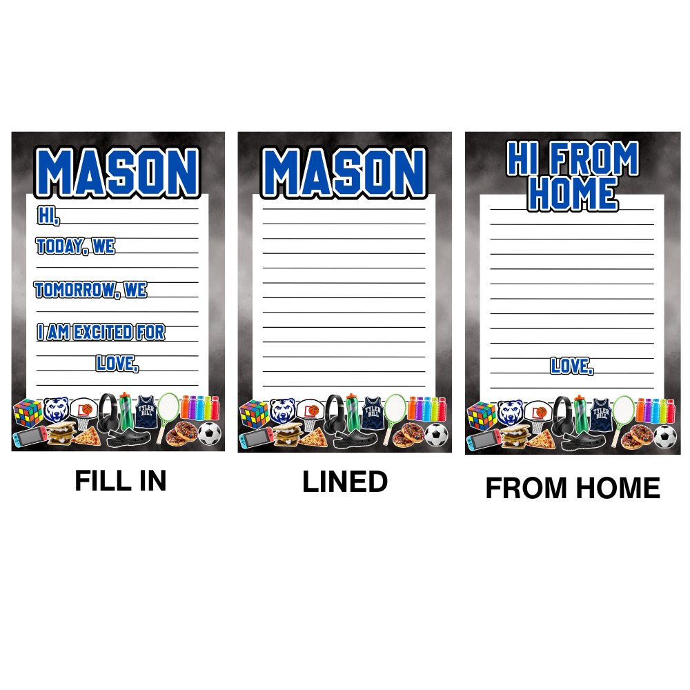 Camp Color Notepad Boys