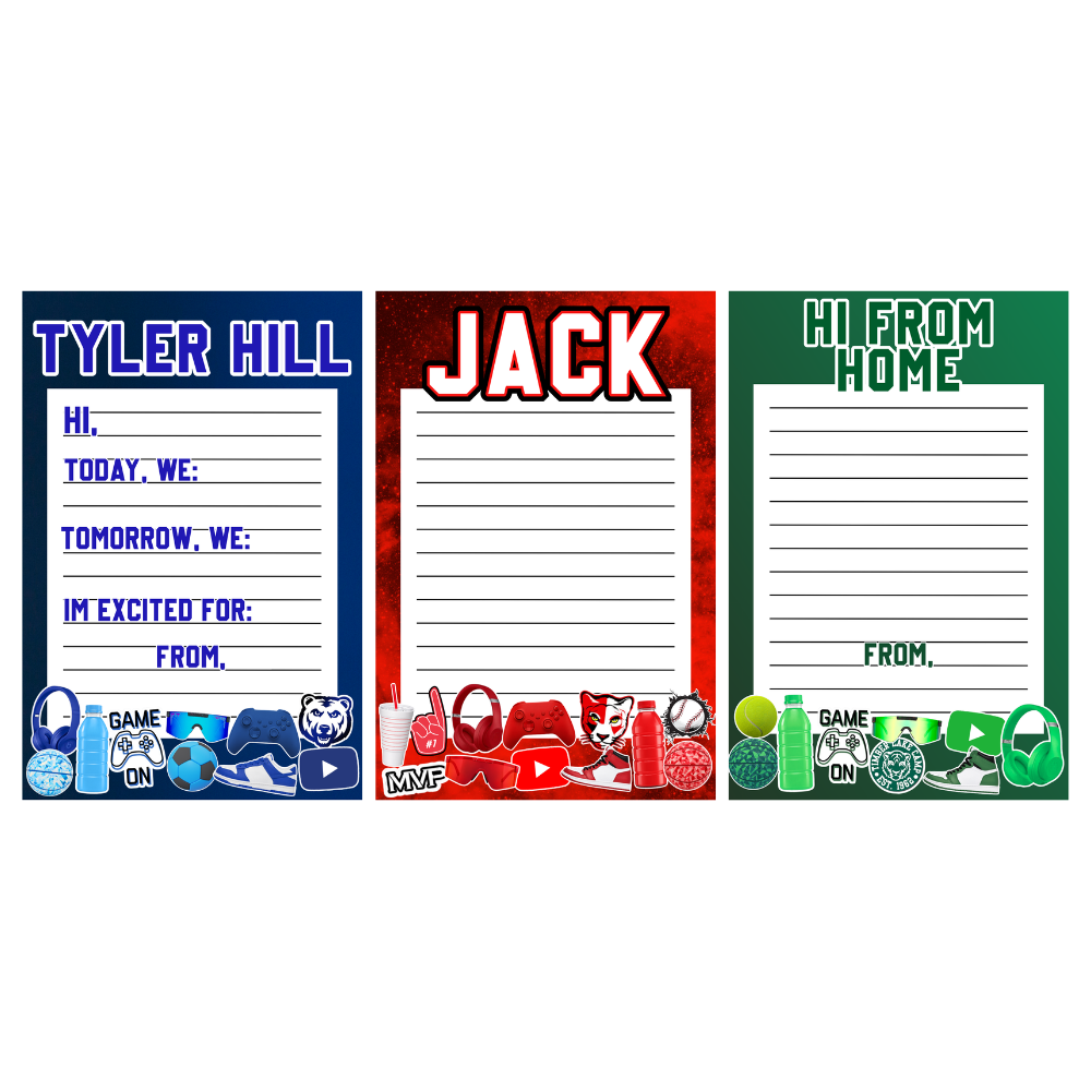 Camp Color Notepad Boys