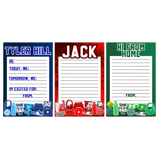 Camp Color Notepad Boys