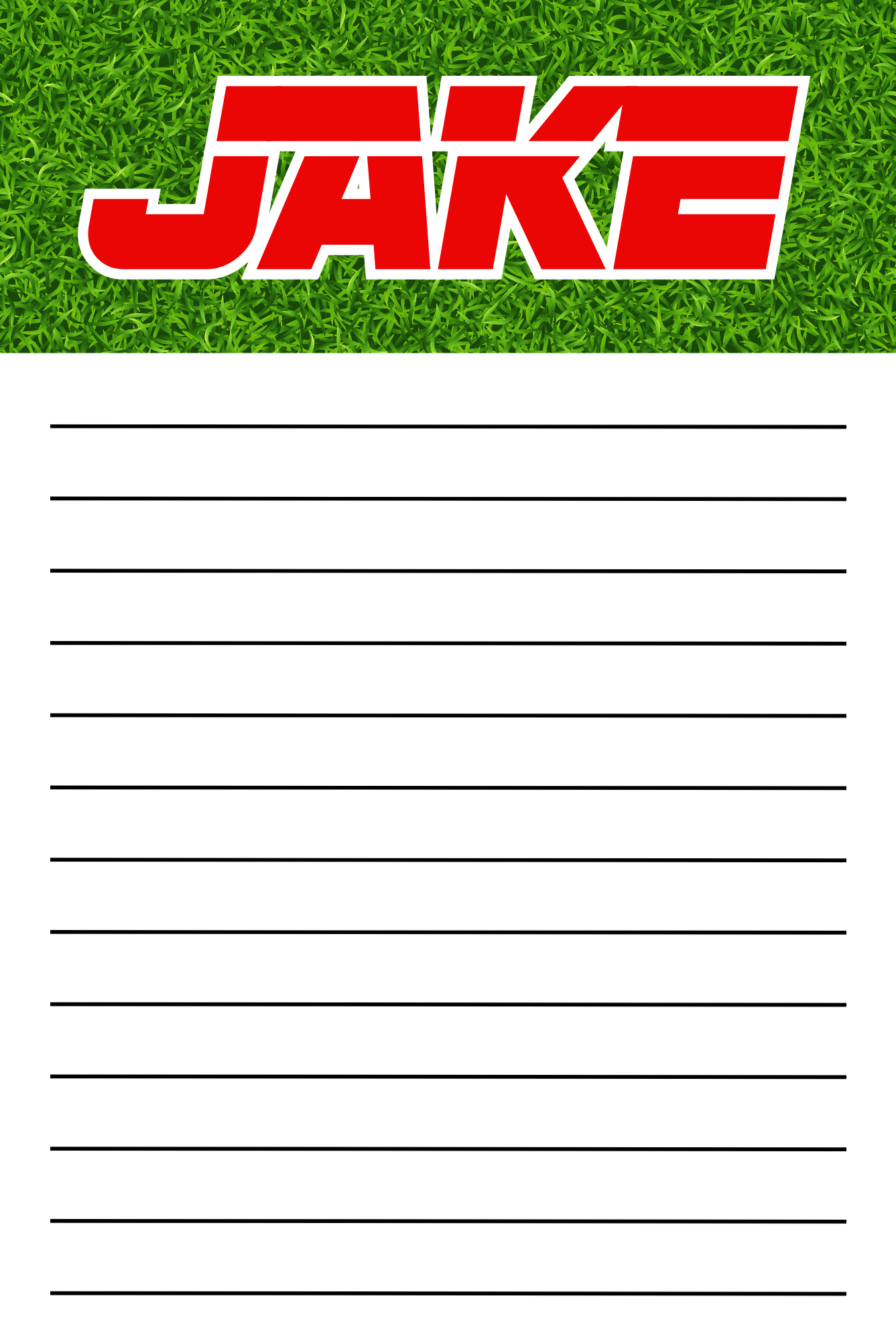 Turf Boys Notepad