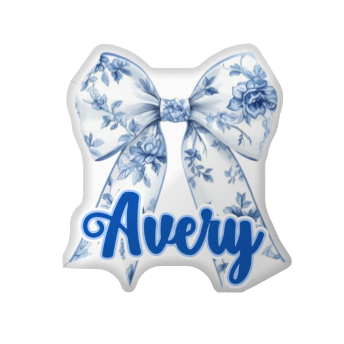 Camp Floral Bow Pillow