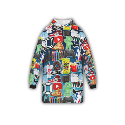 Boys Custom Blanket Hoodie