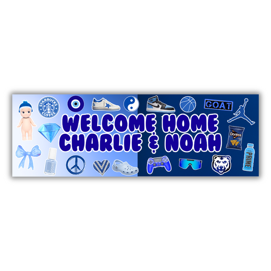 Sibling Camp Collage Welcome Home Banner