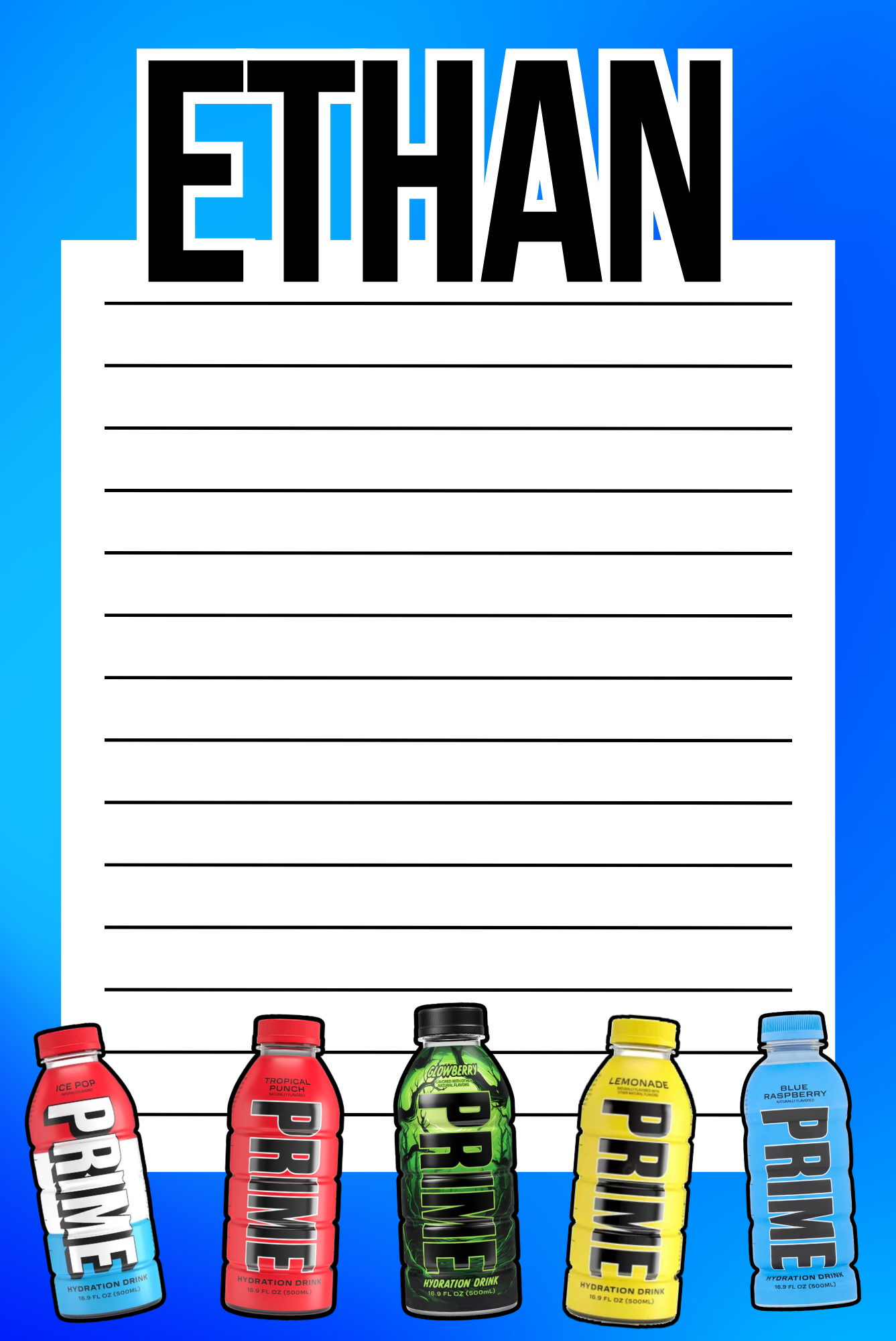 Prime Time Boys Notepad