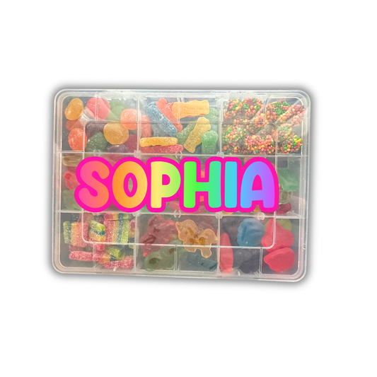 Custom Name Candy Tackle Box