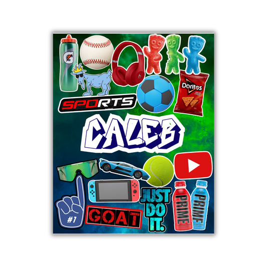 Boys Custom Name Camp Blanket