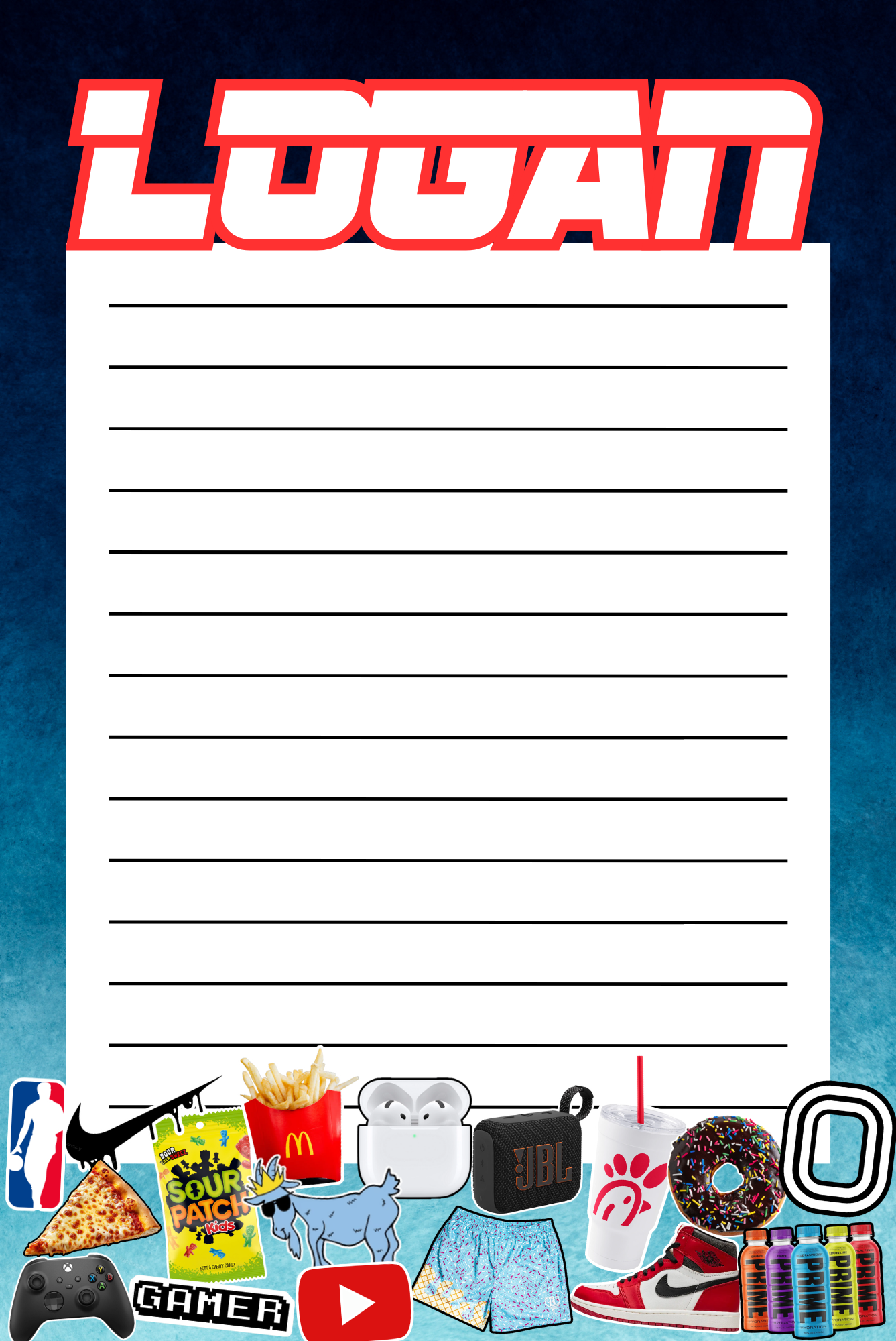 The Bros Boys Notepad