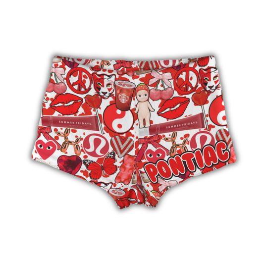 Camp Colors Pajama Shorts Girls