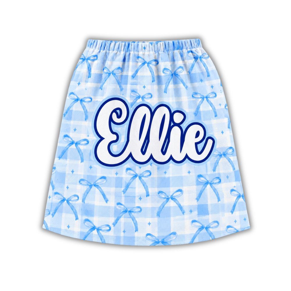 Girls Custom Towel Wrap