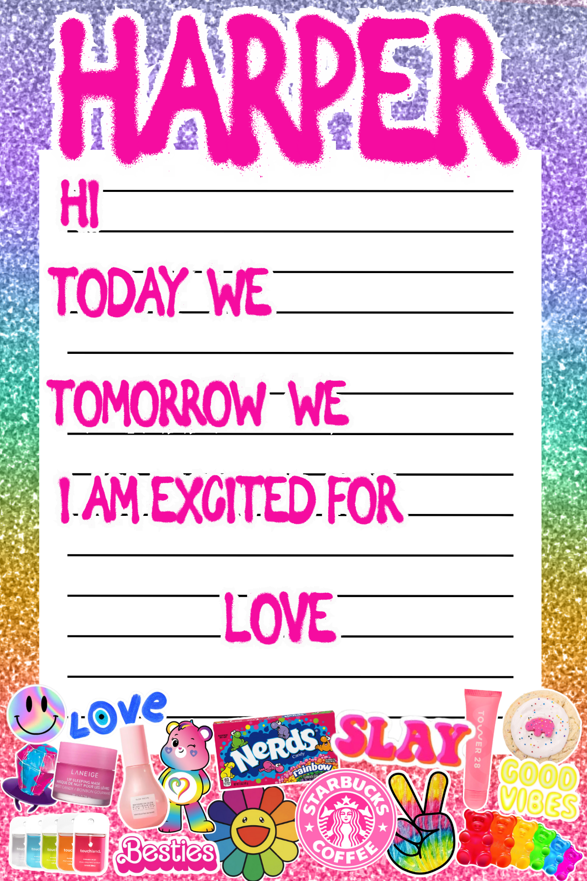 Positive Vibes Notepad