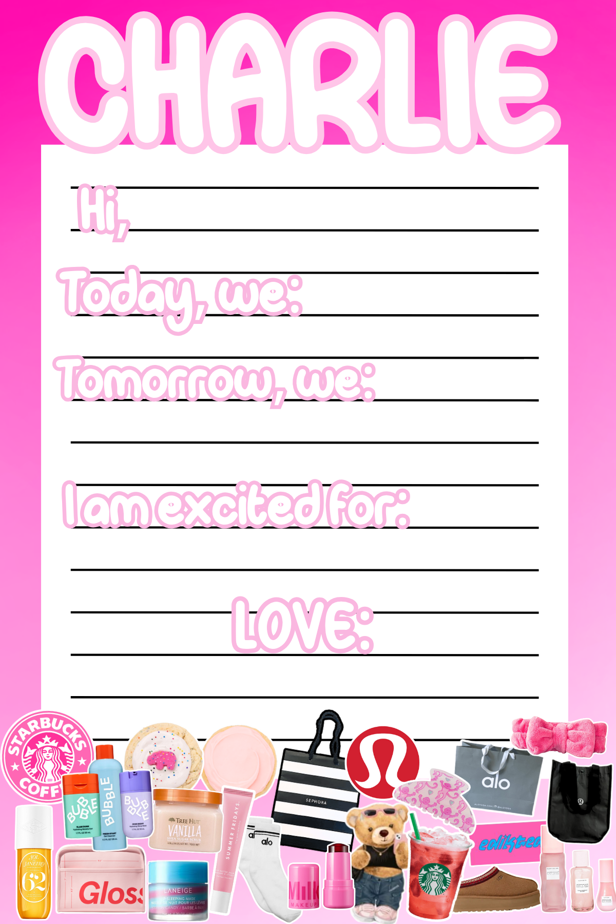Girls Day Notepad