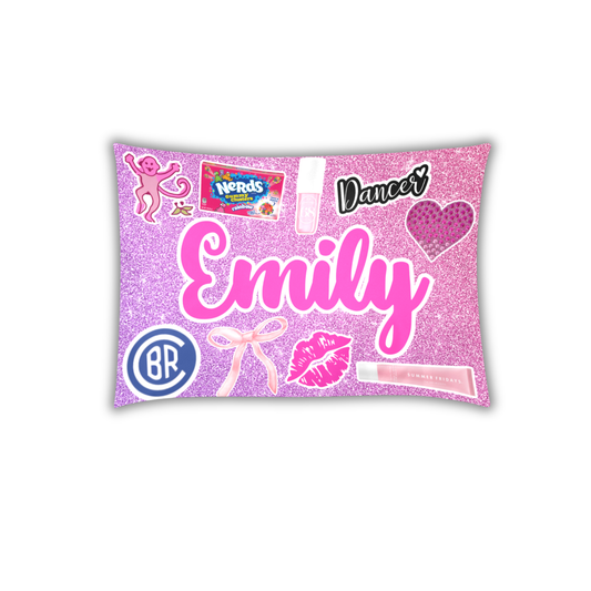Girls Favorite Things Standard Size Custom Pillow
