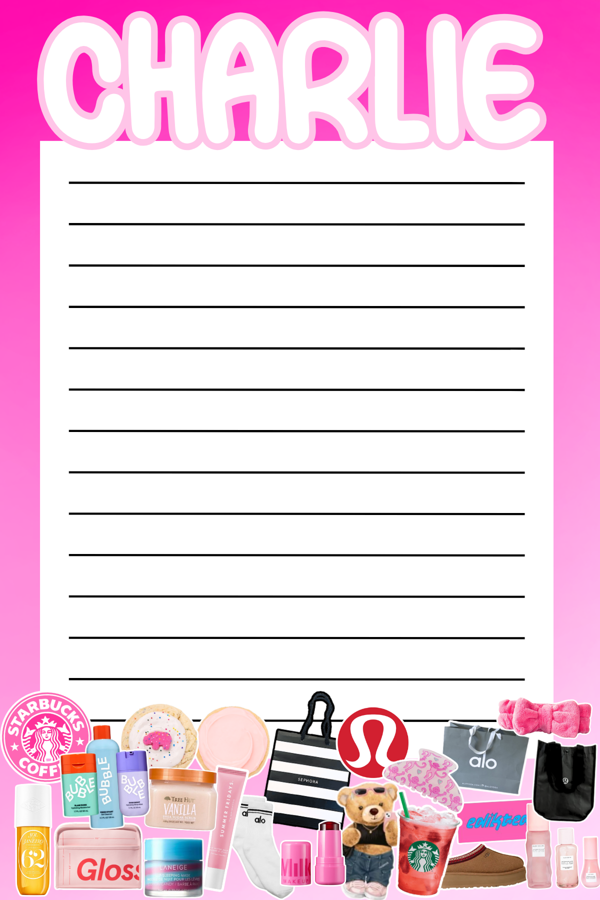 Girls Day Notepad