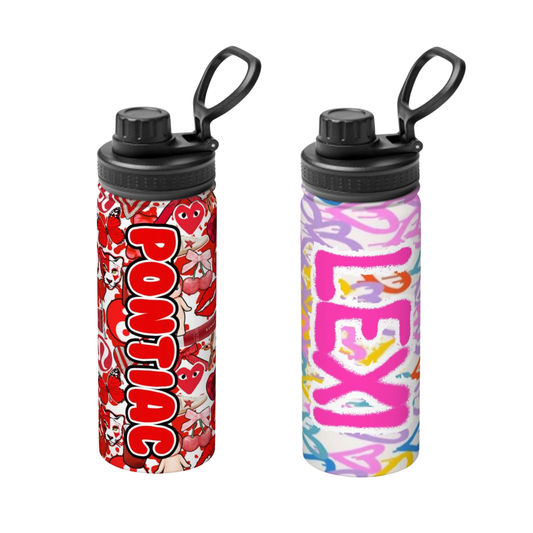 Girls Custom 18oz Insulated Water Bottle