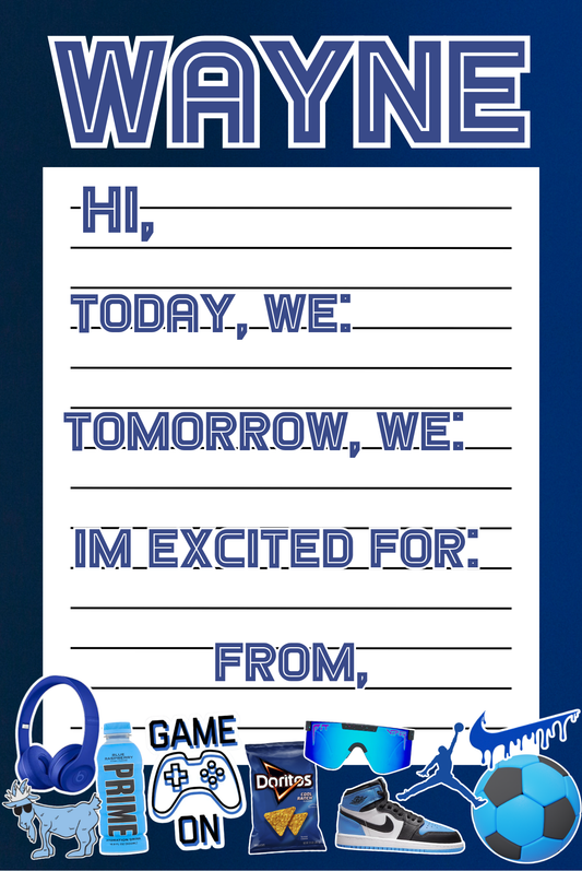 Camp Colors Boys Notepad