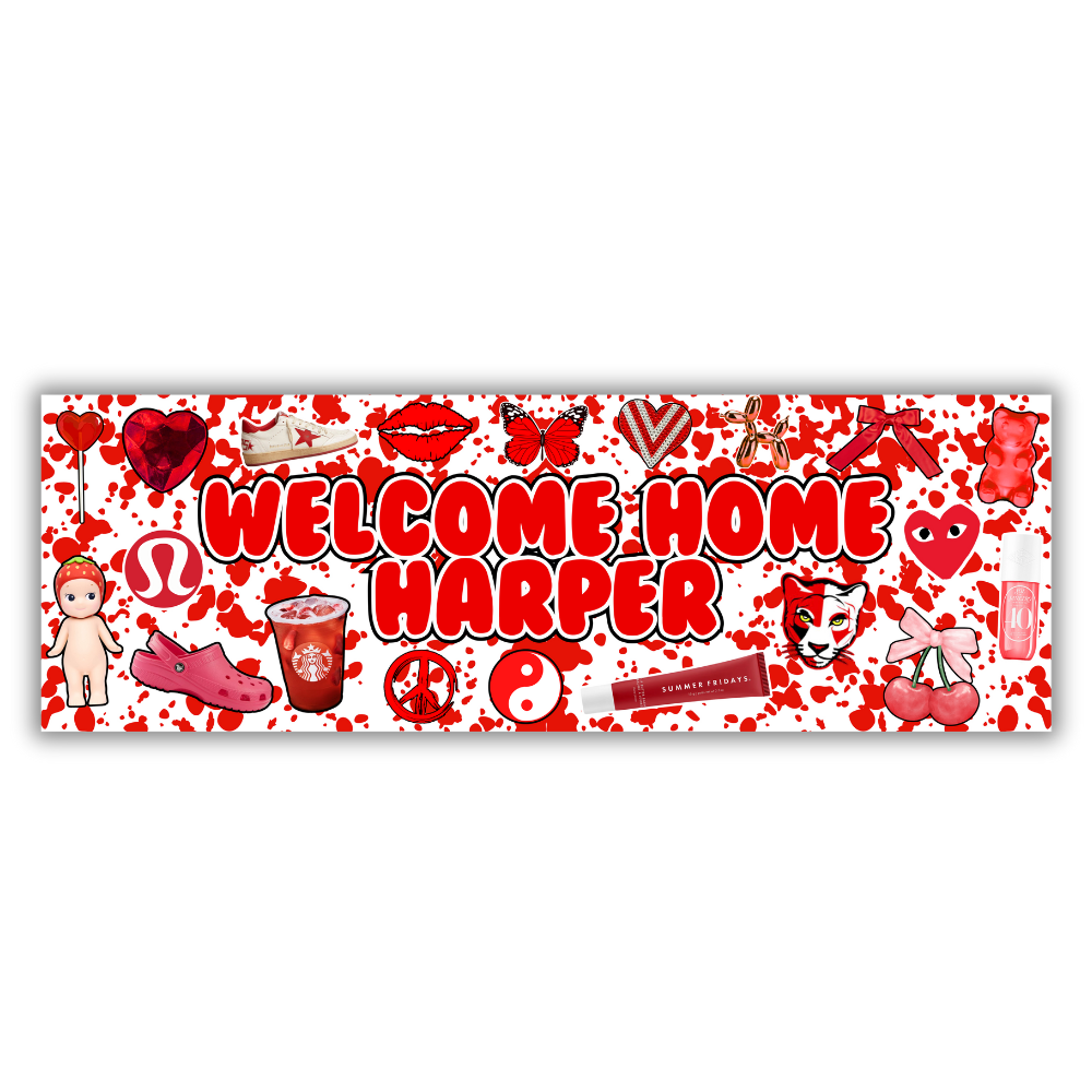 Girls Camp Collage Welcome Home Banner