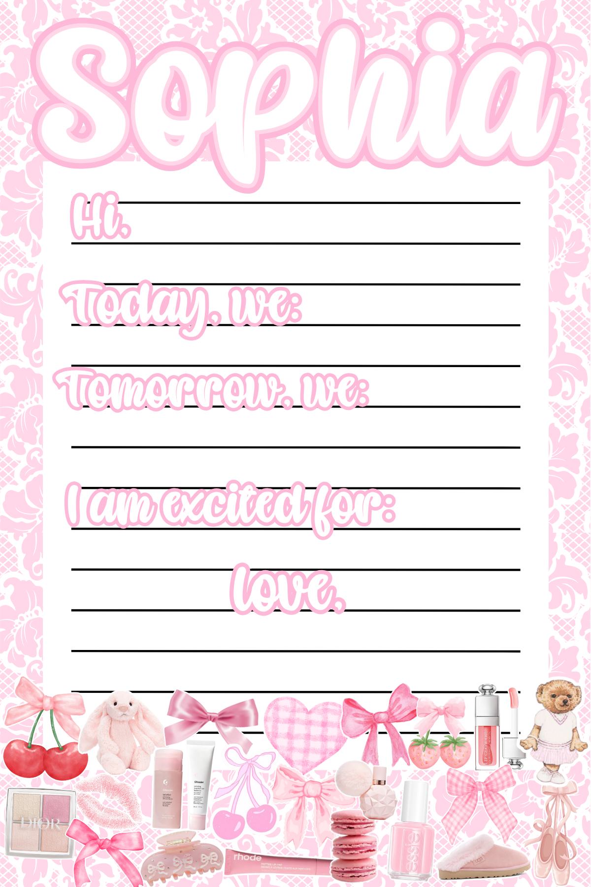 Bow Cute Notepad