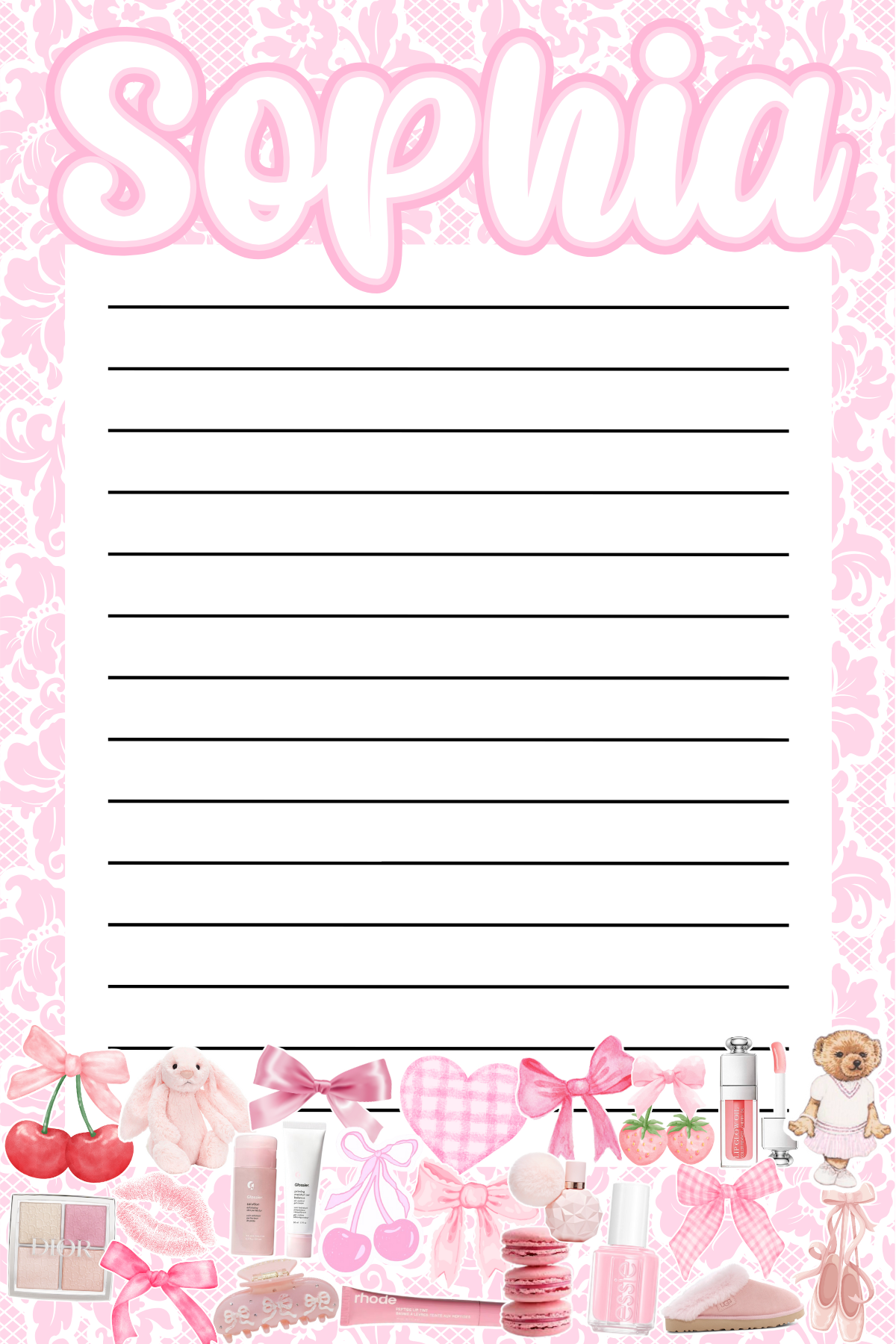 Bow Cute Notepad