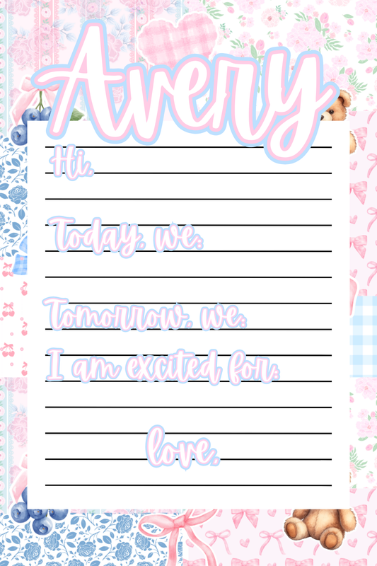 Coquette Collage Notepad