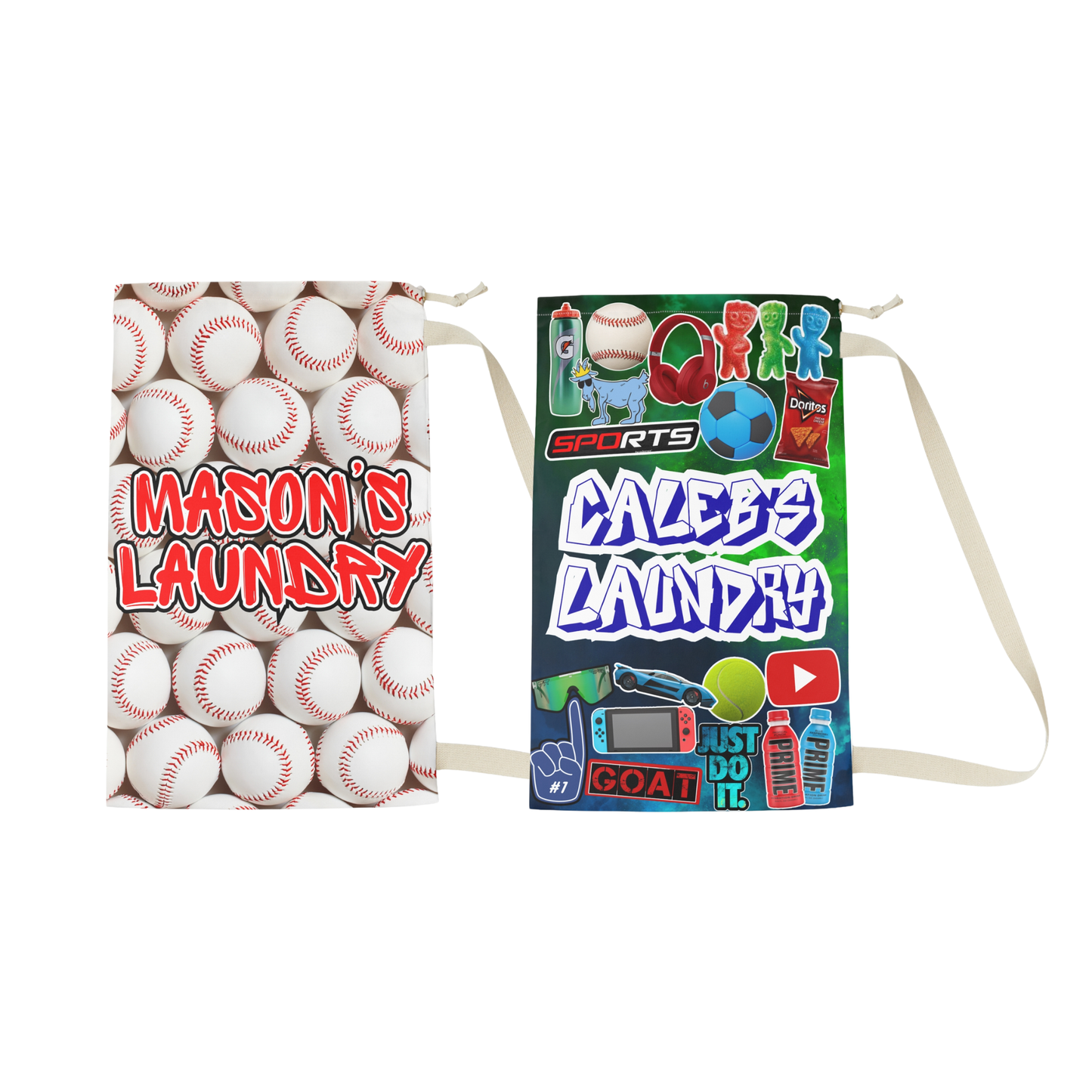 Boys Custom Laundry Bag