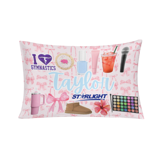 Girls Favorite Things Standard Size Custom Pillowcase