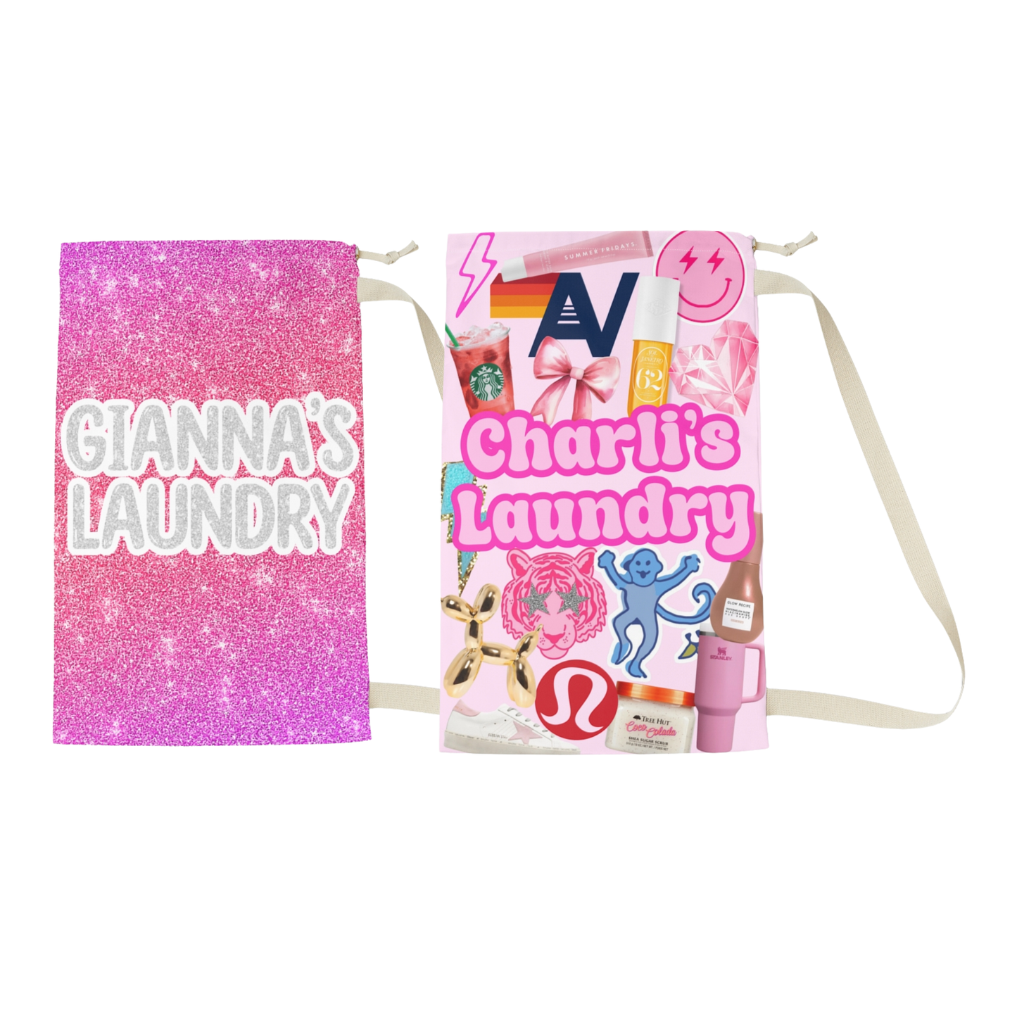 Girls Custom Laundry Bag