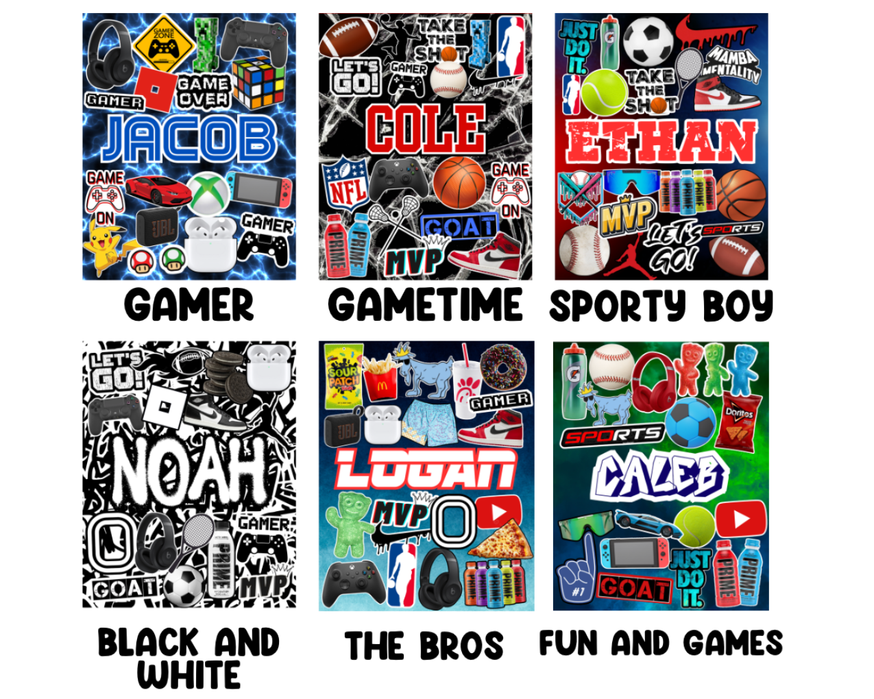 Boys Custom Jibbitz Book