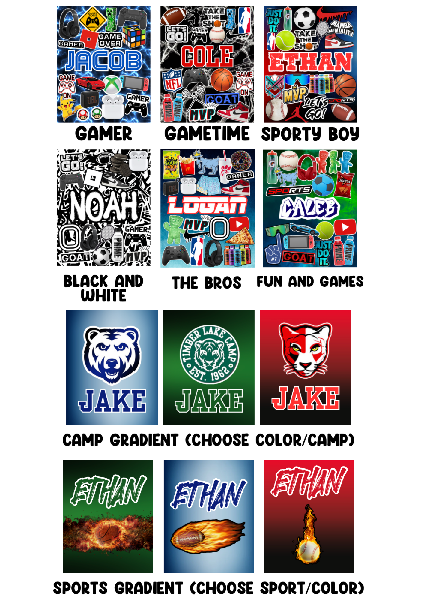 Boys Custom Backpack