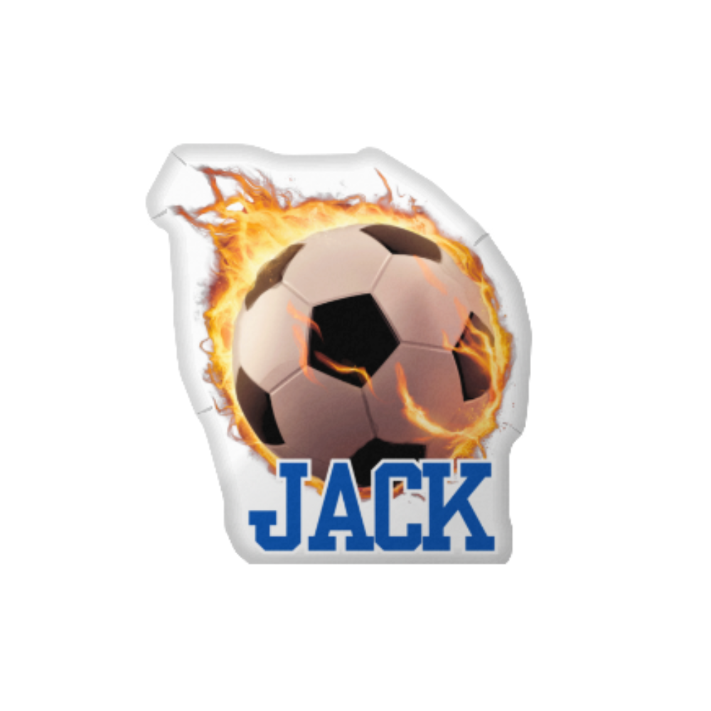 Camp Soccer Pillow