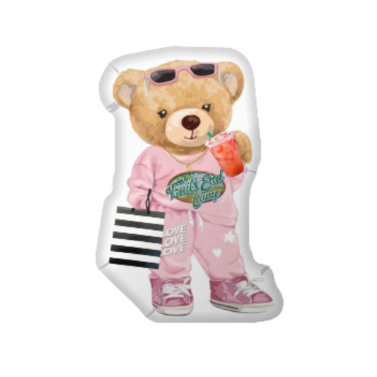 Camp Preppy Bear Pillow