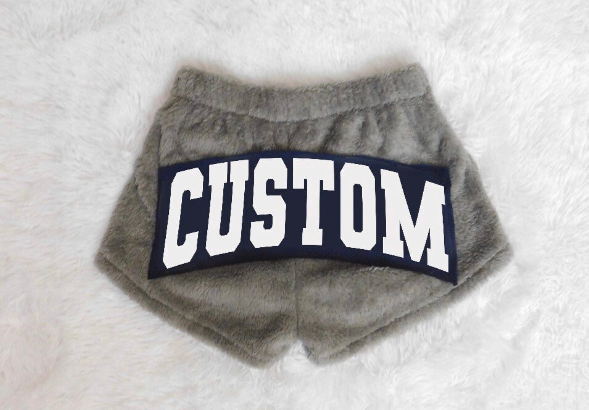 Grey Sherpa Shorts