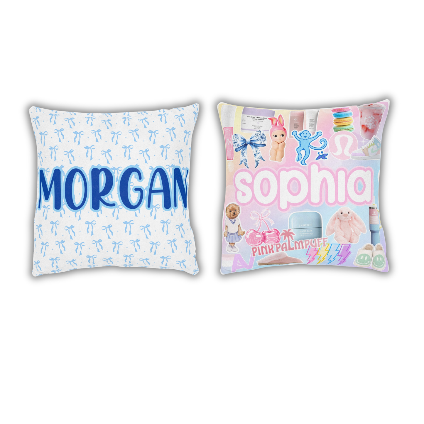 Girls Custom Name Pillow