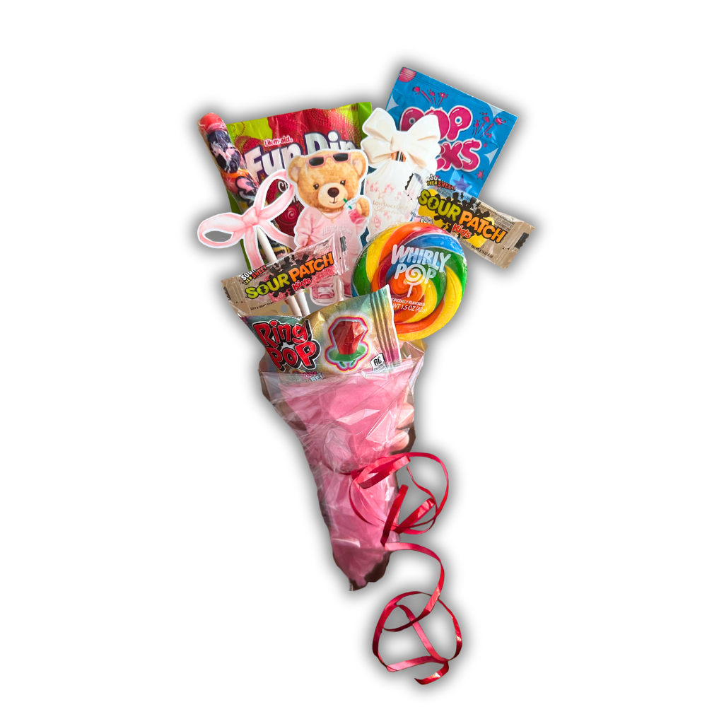 Camp Candy and Sticker Bouquet
