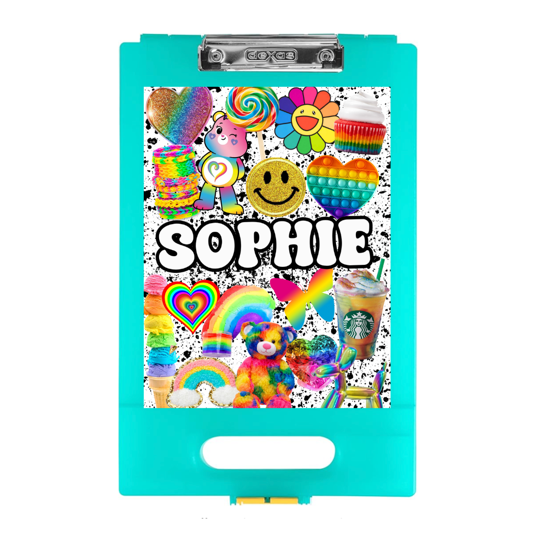 CUSTOM NAME/PRINT Camp Clipboard | Custom Camp | Kids ClipBoard | Custom Stationery | Sleepaway Camp | Visiting Day | Bunk Junk |Custom Camp