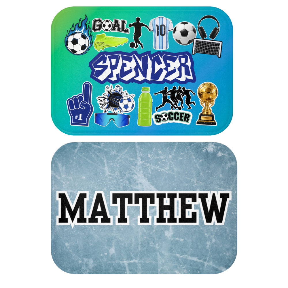 Boys Custom Name Floor Mat