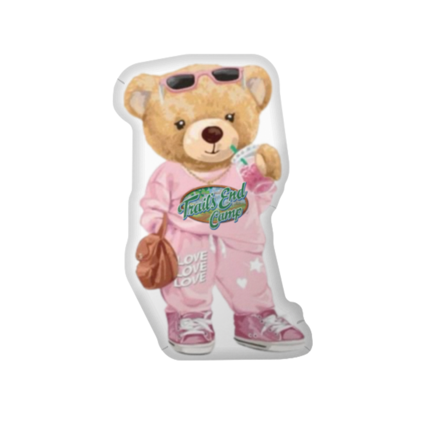 Camp Preppy Bear Pillow