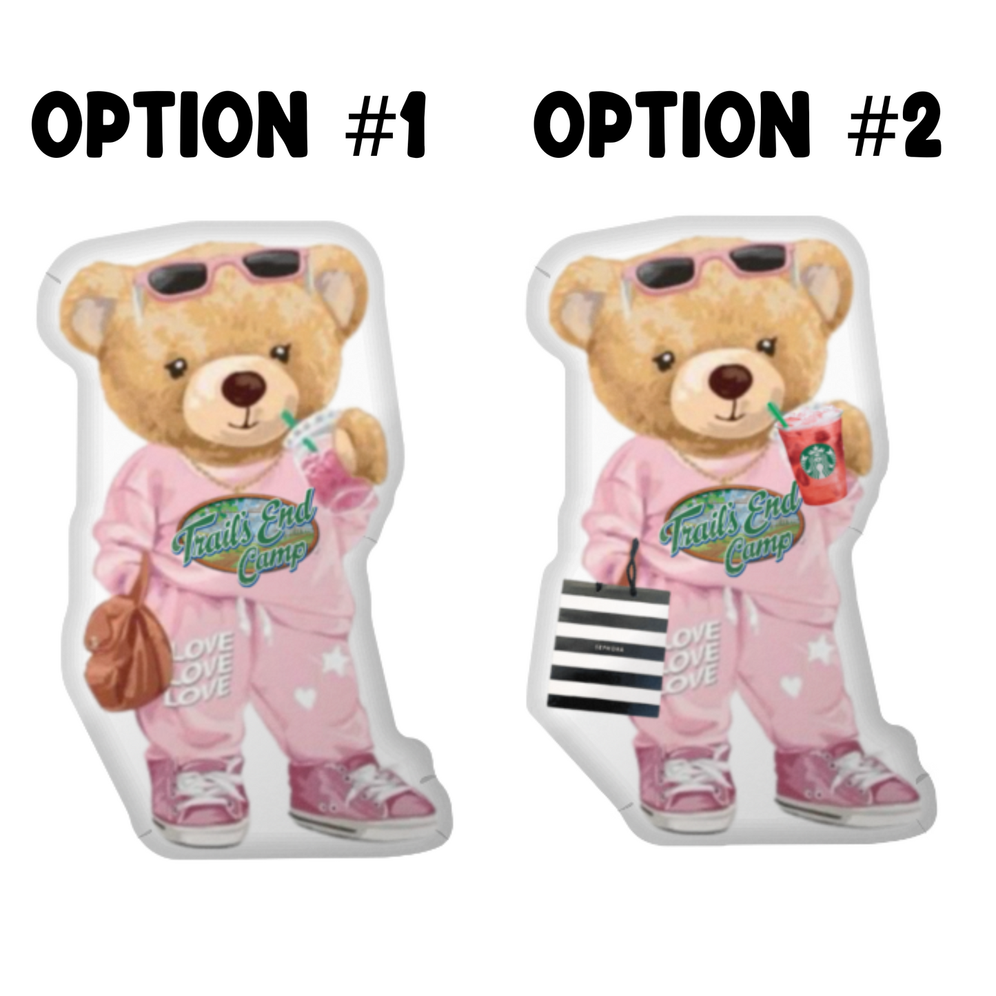 Camp Preppy Bear Pillow