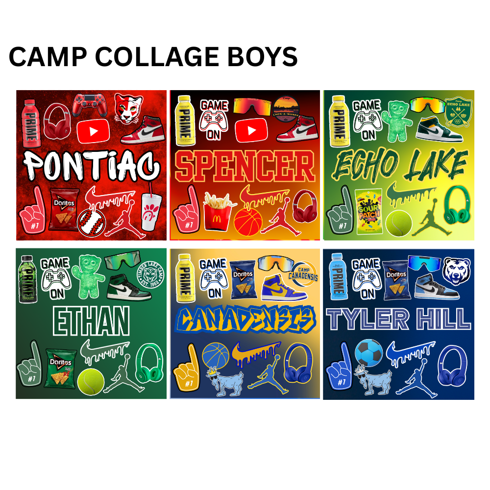 Sibling Camp Collage Welcome Home Banner
