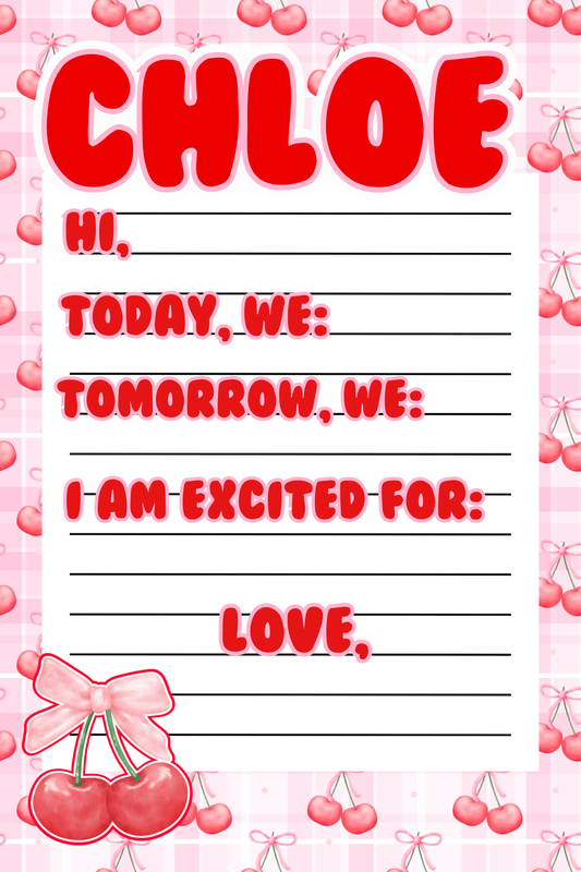 Cherries Camp Notepad