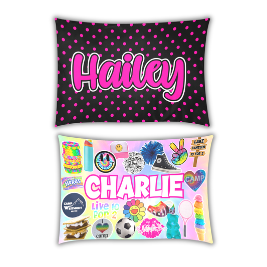 Girls Standard Size Custom Pillow