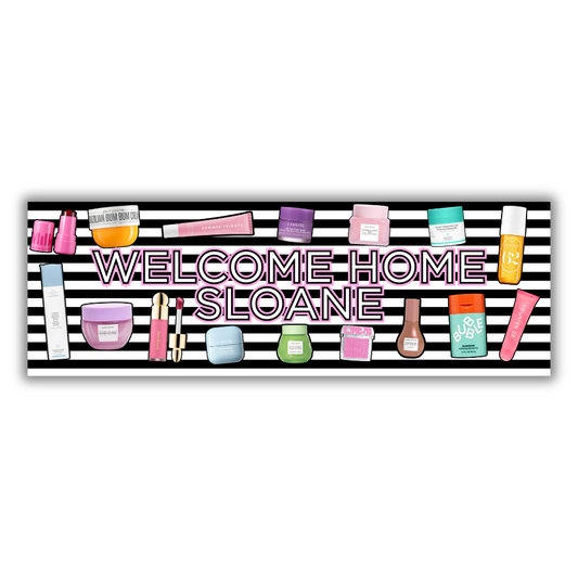 Glam Girl Welcome Home Banner