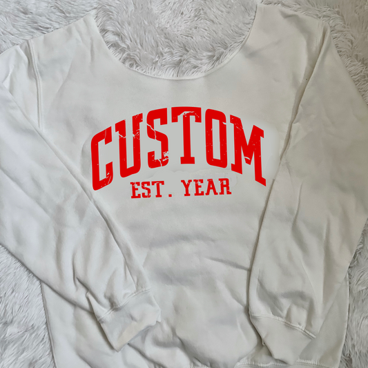 CUSTOM COLLEGE Vintage Crew